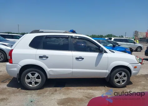 2007 Hyundai Tucson Gls from USA, damaged, VIN KM8JM12BX7U613822